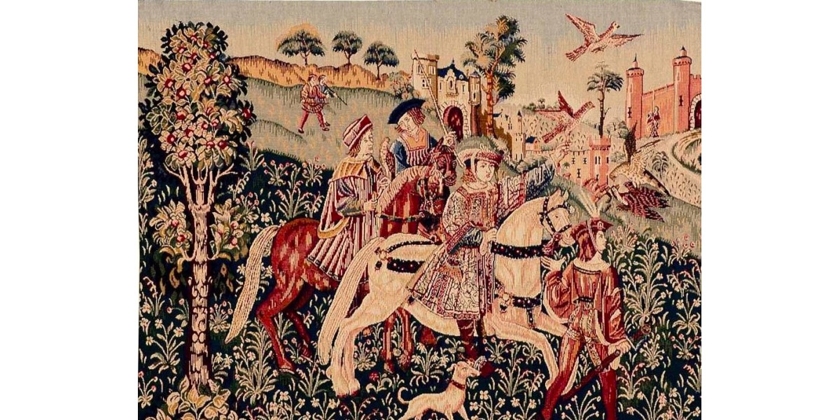 Gobelin tapisserie Retour de chasse